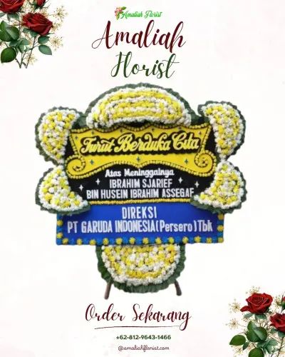 Papan Bunga Duka di Kademangaran